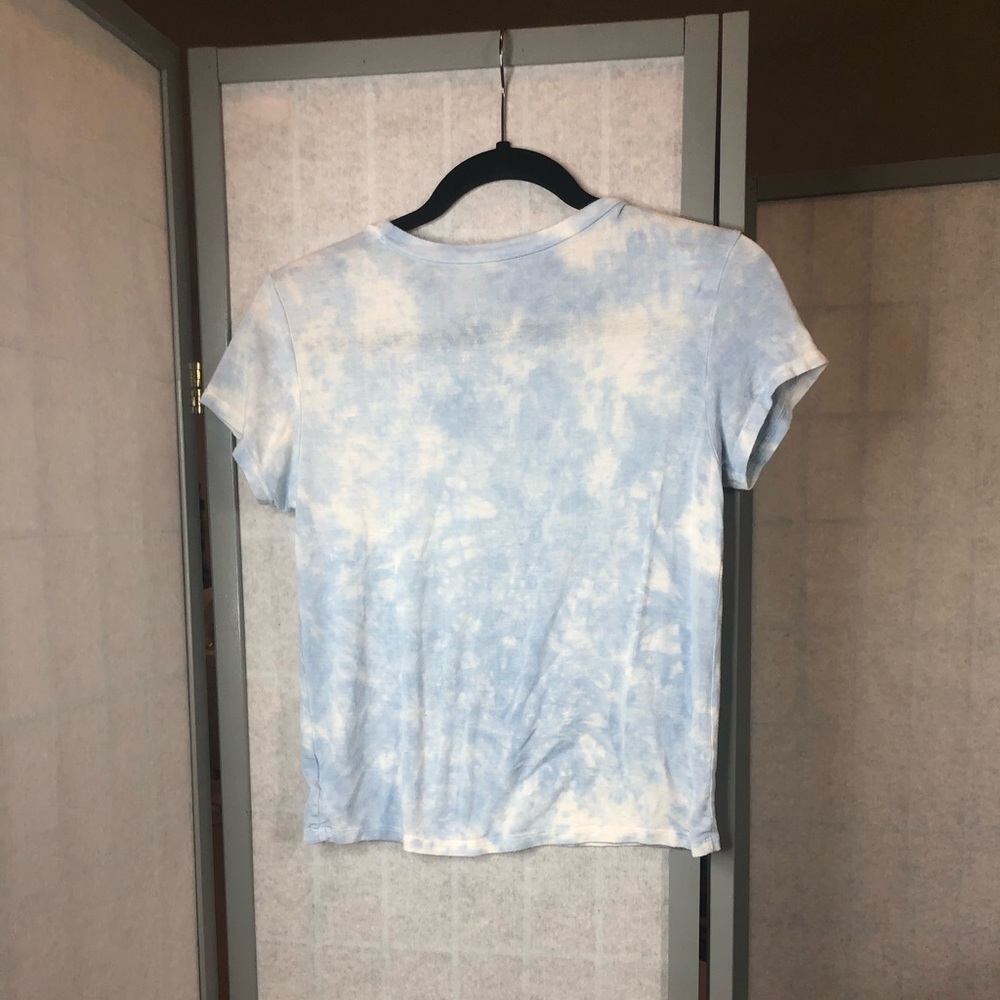 American Eagle Soft & Sexy blue/white tie dye tee - Picture 3 of 4